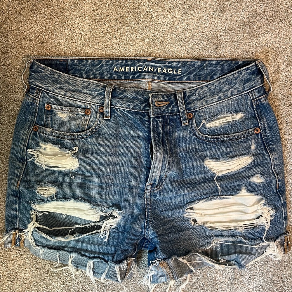 American Eagle Distressed Denim Shorts